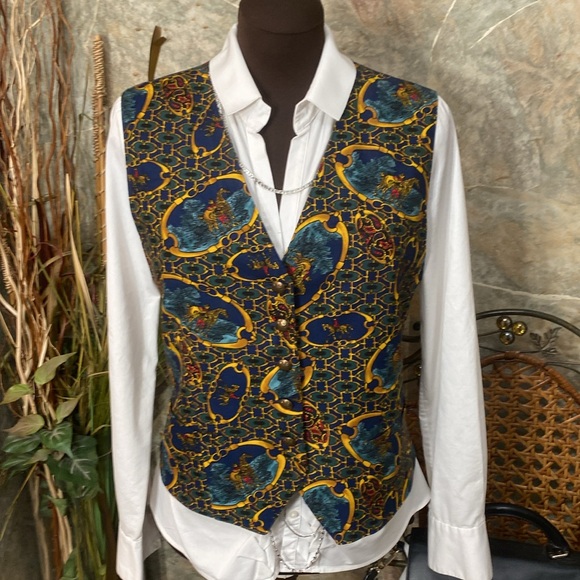 Pendleton stunning vest. equestrian chic horse riding executive polo hunt - Picture 2 of 11